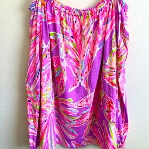 Lilly Pulitzer off the shoulders too